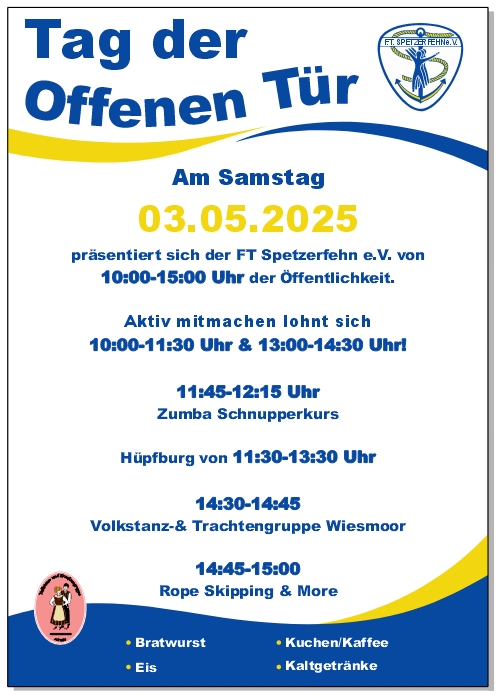 Tag der offenen Tür 03.05.25